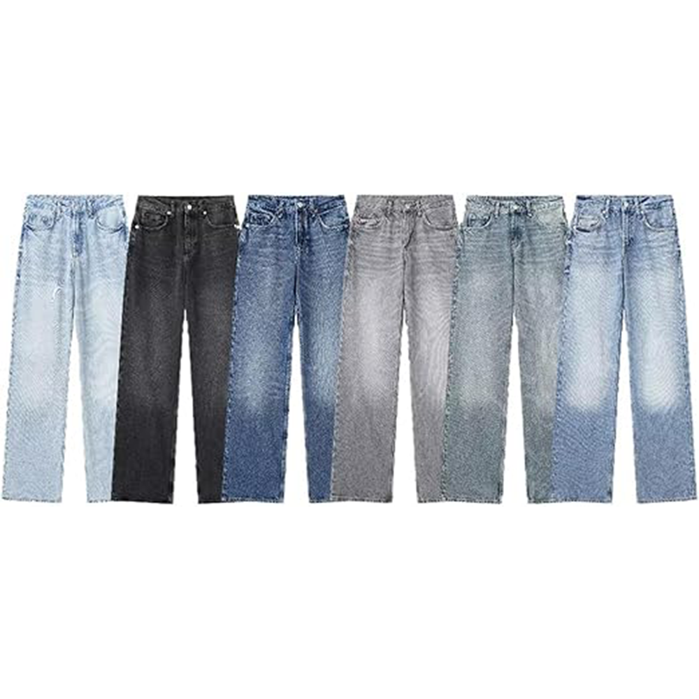 Women's High-Waist Baggy Wide-Leg Jeans